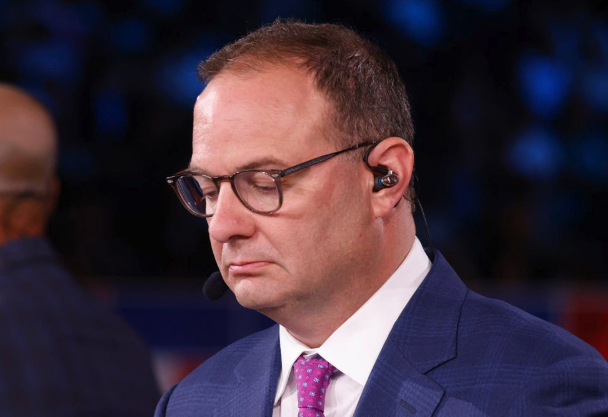 Adrian Wojnarowski attends the 2024 NBA Draft